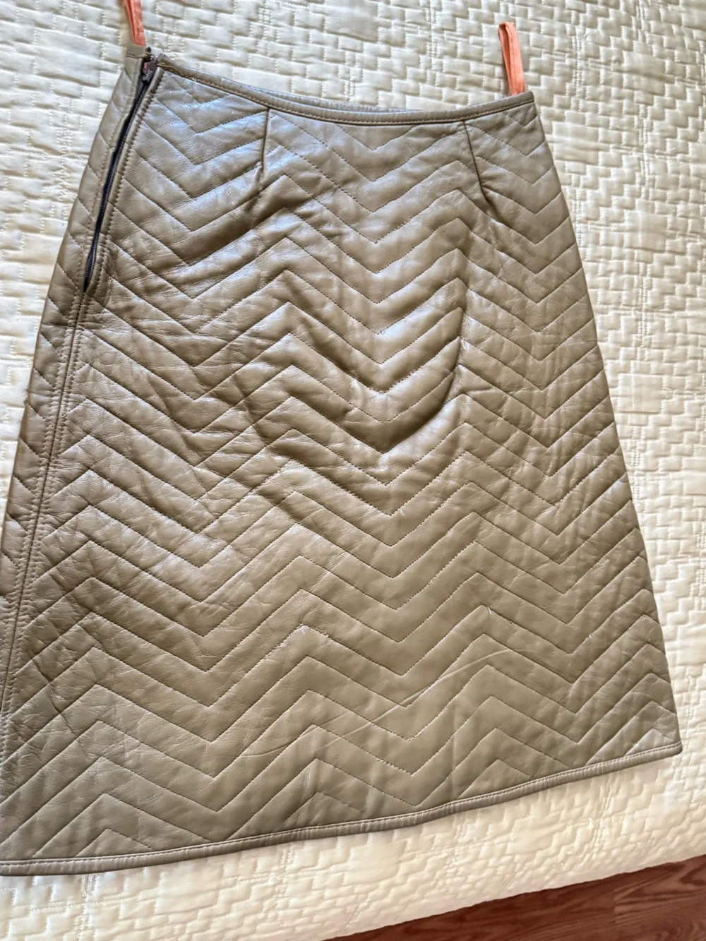 I.Magnin Vintage 60’s Women’s Brown Leather Skirt Size 8